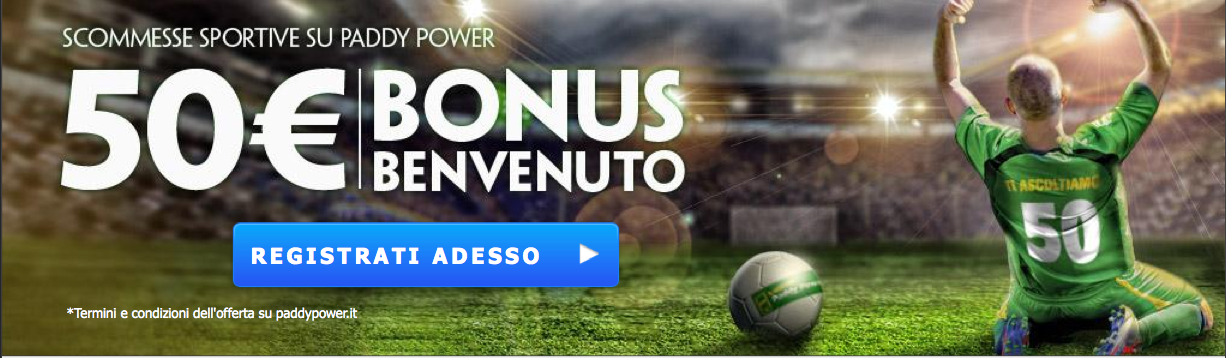 Paddy Power Bonus 50 euro