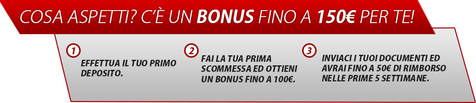 Bonus benvenuto Betclic