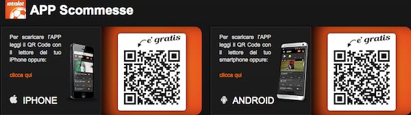 App Intralot per iPhone e Android