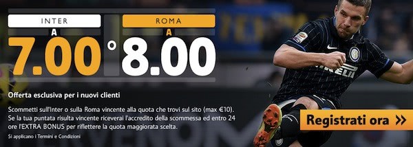 Betfair bonus Inter-Roma