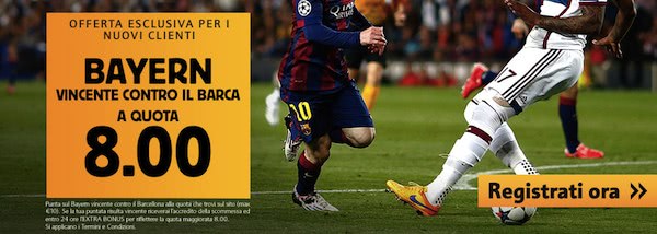 Bayern Barcellona Betfair