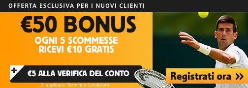 Banner del bonus da 50 euro di Betfair