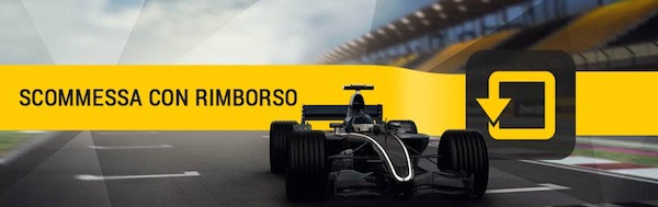 Banner bwin per il cashback Formula 1