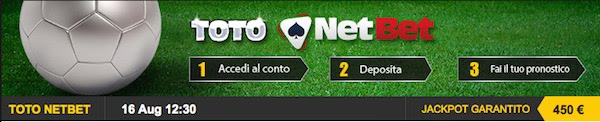 Banner della promozione Toto Netbet