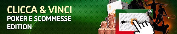 Clicca e Vinci poker e scommesse Gioco Digitale