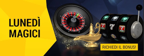 Promozione lunedì magici per il casinò bwin