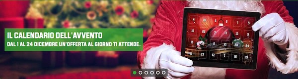 Il Calendario dell' Avvento Unibet