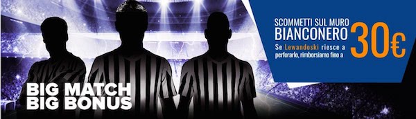 Snai promo per Juventus-Bayern Monaco