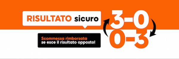 Promozione risultato sicuro di 888sport