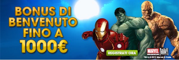 William Hill slot bonus di benvenuto