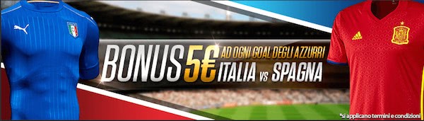 Promozione Netbet per l'amichevole Italia vs. Spagna