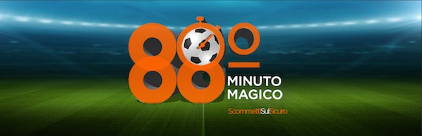 Promozione 88° minuto magico di 888sport