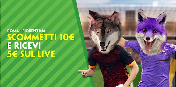 Promo Paddy Power per Roma-Fiorentina