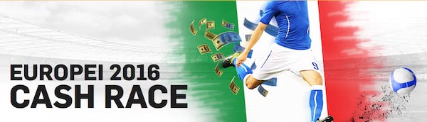 Promo Cash Race Betfair per gli Europei 2016