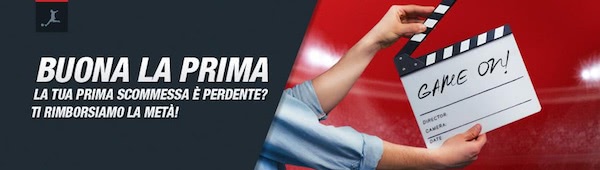 Banner della promozione Stanleybet Buona la Prima