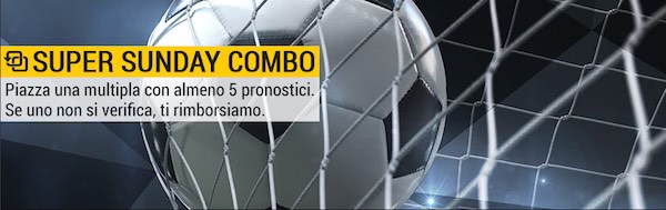 Banner della promozione Super Sunday Combo bwin