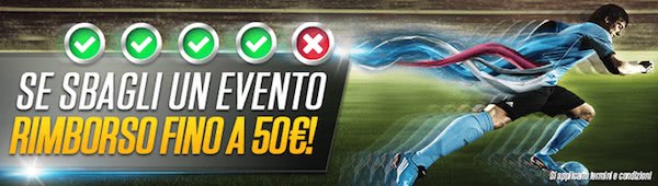 Le tue multiple della settimana senza rischio Netbet