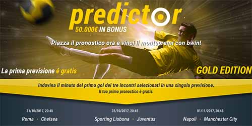 bwin predictor italiane 31-10-2017