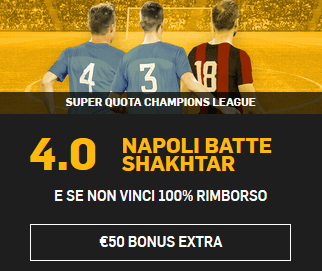 betfair napoli shakhtar 21-11-2017