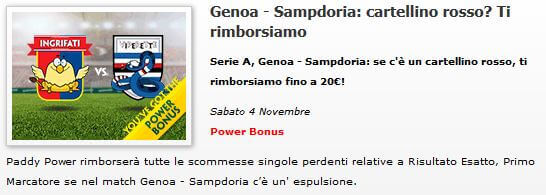 paddy power genoa sampdoria 04-11-2017