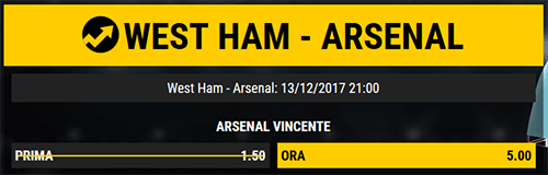 bwin arsenal west ham 13-12-2017