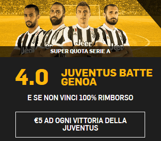 betfair juventus genoa 22-01-2018