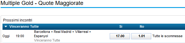 william hill real madrid barca espanyol villareal 04-01-2018