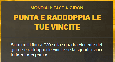 betfair mondiali fase gironi 13-06-2018