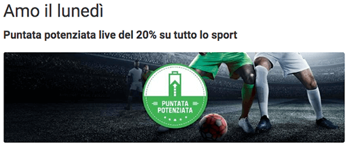 unibet amo il lunedi 2018