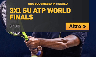 Punta Federer Thiem per l'ATP World Finals con Betfair e ottieni 10 Euro