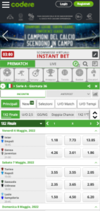 codere palinsesto